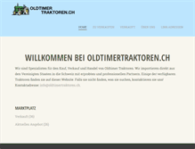 Tablet Screenshot of oldtimertraktoren.ch